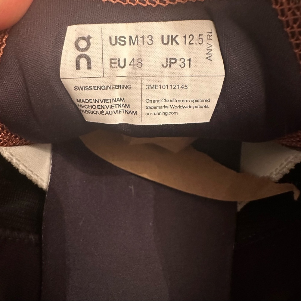 ON Cloudsurfer Trail Aloe Mineral Men’s size 13 - Picture 10 of 13